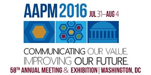 AAPM 58th Annual Meeting &#038; Exhibition