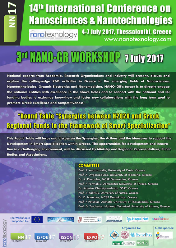 BET solutions will present and discuss CUPIDO at the 3rd NANO-GR Workshop in Thessaloniki, Greece (7 July 2017)