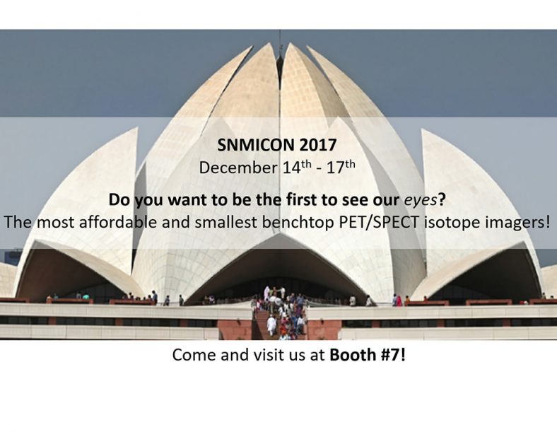 Come visit us at the Society of Nuclear Medicine India Congress (booth #7) in Delhi on December 13th &#8211; 17th