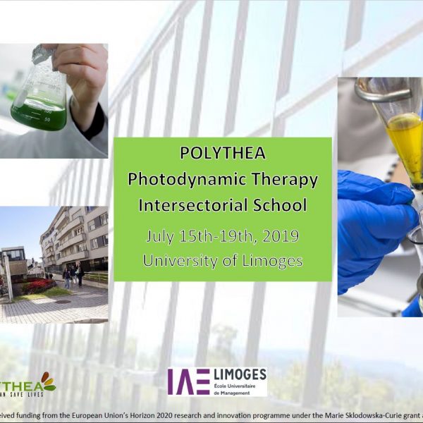 BIOEMTECH will be part of the Photodynamic Therapy Intersectorial School, organised within the Polythea H2020 project scope