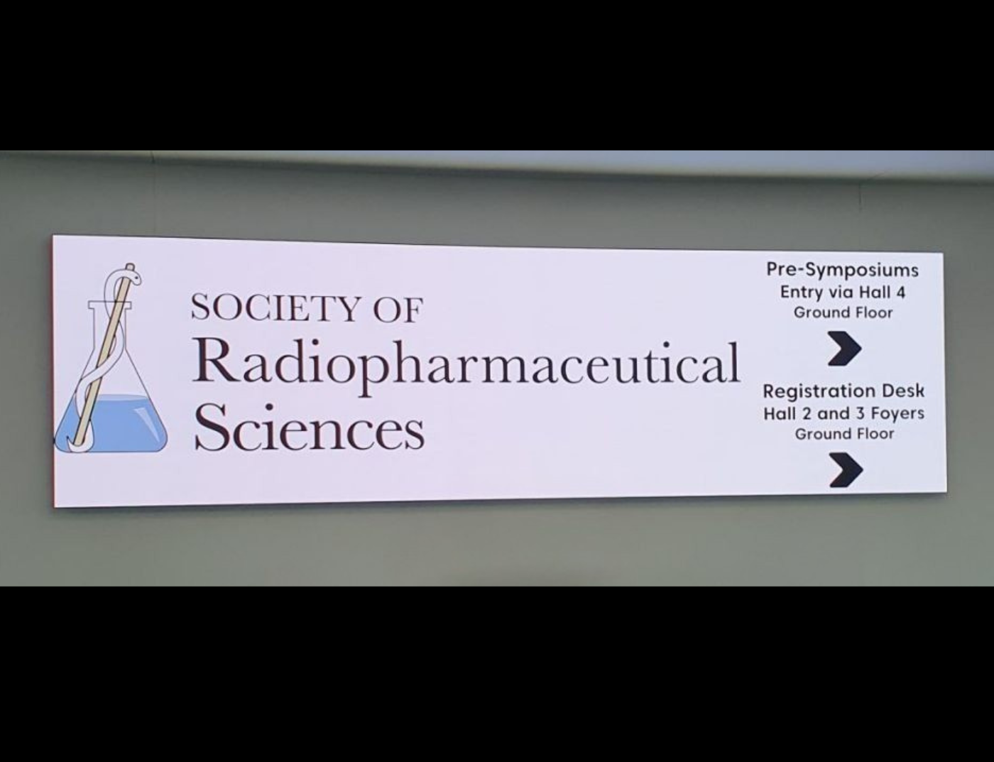 Reception banner of iSRS2025