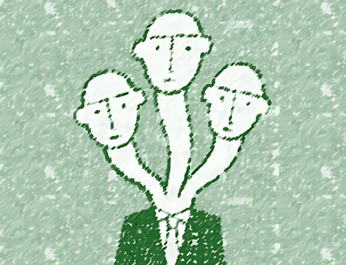 Man with 3 heads