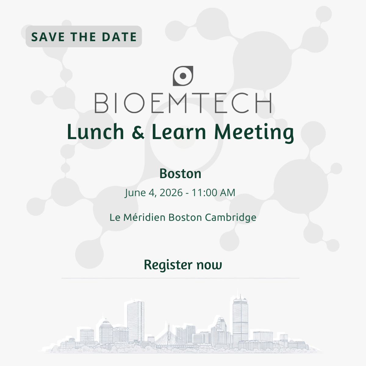 BIOEMTECH Lunch & Learn Meeting